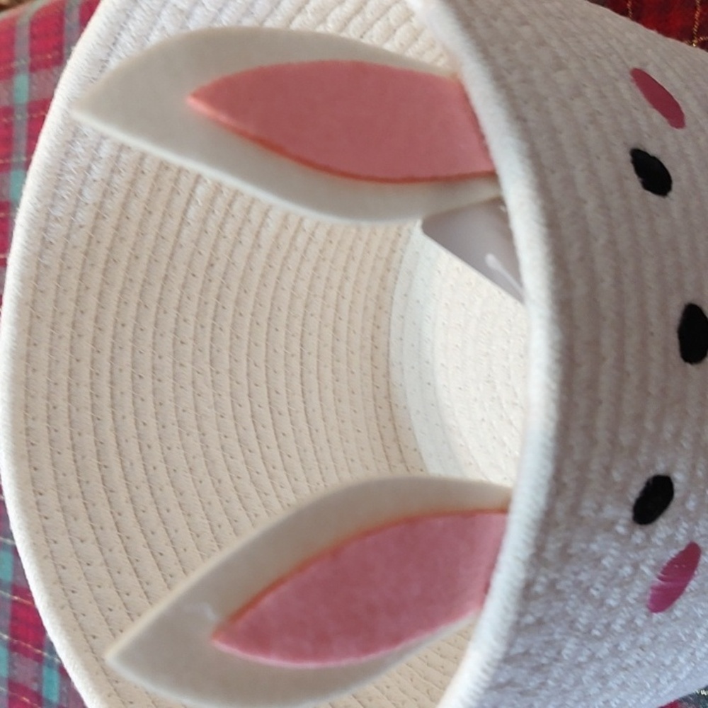 NWT Woven Easter Basket/Bin - Picture 2 of 3